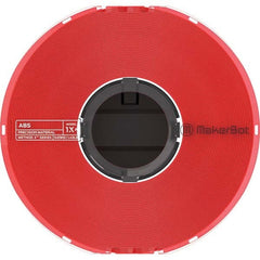 MakerBot - 3D Printer Consumables Material: ABS Color: Red - Grade Industrial Supply