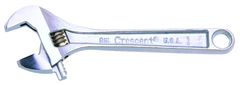 15/16" Opening - 6" OAL - Adjustable Wrench Chrome - Grade Industrial Supply