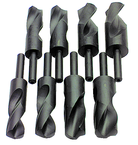 8 Pc. HSS Reduced Shank Drill Set - Grade Industrial Supply