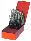 25 Pc. 1mm - 13mm by .5mm Cobalt Surface Treated Jobber Drill Set - Grade Industrial Supply