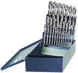 29 Pc. 1/16" - 1/2" by 64ths HSS Surface Treated Screw Machine Drill Set - Grade Industrial Supply