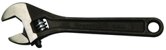 1/2" Opening - 4" OAL - Adjustable Wrench Black - Grade Industrial Supply