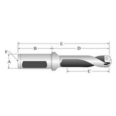 60718H-100F Spade Drill Holder - Grade Industrial Supply