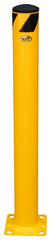 Bollards - Indoors/outdoors to protect work areas, racking and personnel - Powder coated safety yellow finish - Molded rubber caps are removable - Grade Industrial Supply