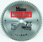 7-1/4"- HSS Metal Devil Circ Saw Blade - for Thin Steel - Grade Industrial Supply