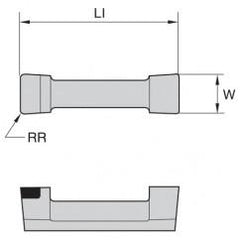 528301 1/8 WOC .010 CR INS DOGBONE - Grade Industrial Supply