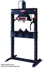 Air Operated Double Pump Hydraulic Press - 6-475 - 75 Ton Capacity - Grade Industrial Supply