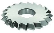 4 x 1/2 x 1-1/4 - HSS - 60 Degree - Double Angle Milling Cutter - 20T - Uncoated - Grade Industrial Supply