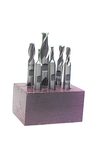 6 Pc. HSS Double-End End Mill Set - Grade Industrial Supply