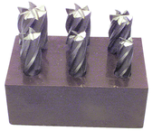 6 Pc. HSS Reduced Shank End Mill Set - Grade Industrial Supply