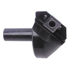 82° Point - 1/2" Min - 1/2" SH - Indexable Countersink & Chamfering Tool - Grade Industrial Supply