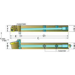 ASER1616-H16 Jet-Stream Toolholder - Grade Industrial Supply