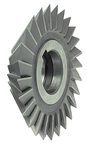 4 x 3/4 x 1-1/4 - HSS - 60 Degree - Double Angle Milling Cutter - 20T - TiCN Coated - Grade Industrial Supply