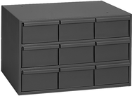 10-7/8 x 11-5/8 x 17-1/4'' (9 Compartments) - Steel Modular Parts Cabinet - Grade Industrial Supply