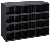 23-7/8 x 12 x 33-3/4'' (24 Compartments) - Steel Compartment Bin Cabinet - Grade Industrial Supply