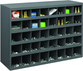 23-7/8 x 12 x 33-3/4'' (40 Compartments) - Steel Compartment Bin Cabinet - Grade Industrial Supply