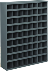 42 x 12 x 33-3/4'' (72 Compartments) - Steel Compartment Bin Cabinet - Grade Industrial Supply