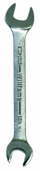 21.0 x 24mm - Chrome Satin Finish Open End Wrench - Grade Industrial Supply