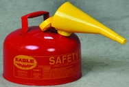 2 GAL TYPE I SAFETY CAN W/FUNNEL - Grade Industrial Supply