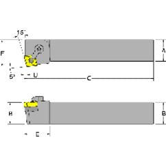 MCKNL20-4D - 1-1/4 x 1-1/4" SH - LH - Turning Toolholder - Grade Industrial Supply