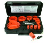 7 Pc. Bi-Metal Utility Hole Saw Kit - Grade Industrial Supply