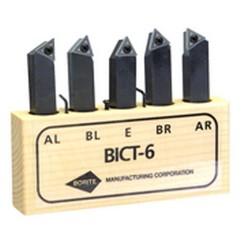 Style AR;AL.BR;BL;E 1/2x1/2" SH - Indexable Tool Bit Set - Grade Industrial Supply