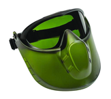 Capstone Shield - Shade 3 IR Lens - Green Frame - Goggle - Grade Industrial Supply