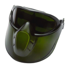 Capstone Shield - Shade 5 IR Lens - Green Frame - Goggle - Grade Industrial Supply