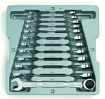 12PC COMB RATCHETING WRENCH SET - Grade Industrial Supply