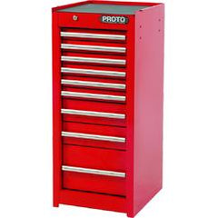 Proto® 440SS Side Cabinet - 9 Drawer, Black - Grade Industrial Supply