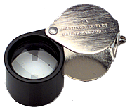 #816175 - 14X Power - 12.5mm Round - Hastings Triplet Folding Magnifier - Grade Industrial Supply