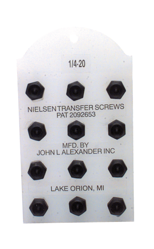 Nielsen Transfer Screw -- 3/8-24 (Set of 12) - Grade Industrial Supply