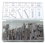 Dowel Pin Assortment - SS - 1/16 thru 1/4 Dia - Grade Industrial Supply