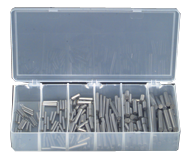 Dowel Pin Assortment - Alloy Steel - 1/16 thru 1/4 Dia - Grade Industrial Supply