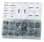 Self Tapping Screw Assortment - 6 thru 14 Dia - Grade Industrial Supply