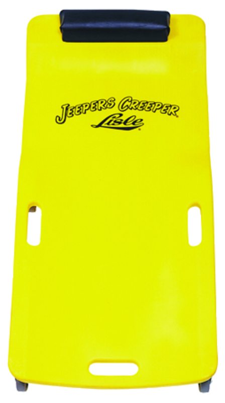 Low Profile Plastic Creeper - Body-fitting Design - Yellow - Grade Industrial Supply