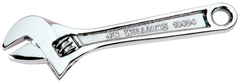 1-1/2'' Opening - 12'' OAL - Chrome Plated Adjustable Wrench - Grade Industrial Supply