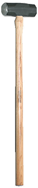 Sledge Hammer -- 10 lb; Hickory Handle; 2-1/2'' Head Diameter - Grade Industrial Supply