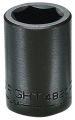 1-3/16 x 2-1/8" OAL - 3/4'' Drive - 6 Point - Standard Impact Socket - Grade Industrial Supply