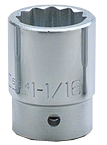 2-3/8 x 3-5/8" - 3/4" Drive - 12 Point - Standard Socket - Grade Industrial Supply