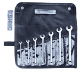 Wright Tool Fractional Combination Wrench Set -- 7 Pieces; 12PT Chrome Plated; Includes Sizes: 1/4; 5/16; 3/8; 7/16; 1/2; 9/16; 5/8"; Grip Feature - Grade Industrial Supply