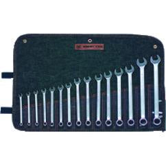 Wright Tool Metric Combination Wrench Set -- 15 Pieces; 12PT Chrome Plated; Includes Sizes: 7; 8; 9; 10; 11; 12; 13; 14; 15; 16; 17; 18; 19; 21; 22mm - Grade Industrial Supply