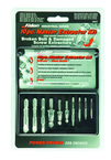 Removes #6 to #24 Screws; 10 pc. Kit - Screw Extractor - Grade Industrial Supply