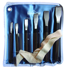 6 Piece Chisel Set -- 1/4 to 3/4'' Diameter - Grade Industrial Supply