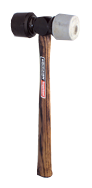 Vaughan Rubber Mallet -- 24 oz; Hickory Handle - Grade Industrial Supply