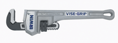 6'' Pipe Capacity - 48'' OAL - Cast Aluminum Pipe Wrench - Grade Industrial Supply