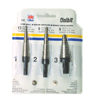 3 Pc. Cobalt Unibit Step Drill Set - Grade Industrial Supply