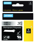 Rhino Label Roll -- 1/2'' x 18' Metallized Polyester - Grade Industrial Supply