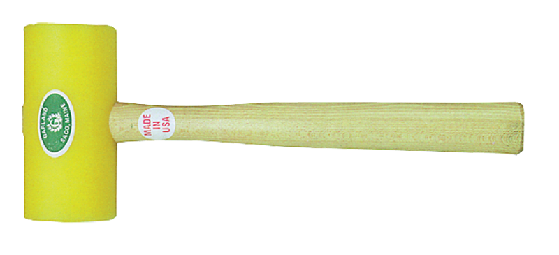 Garland Plastic Mallet -- 19 oz; Hickory Handle; 2-1/2'' Head Diameter - Grade Industrial Supply