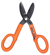 3'' Blade Length - 12-1/2'' Overall Length - Straight Cutting - Straight Patter Snips - Grade Industrial Supply